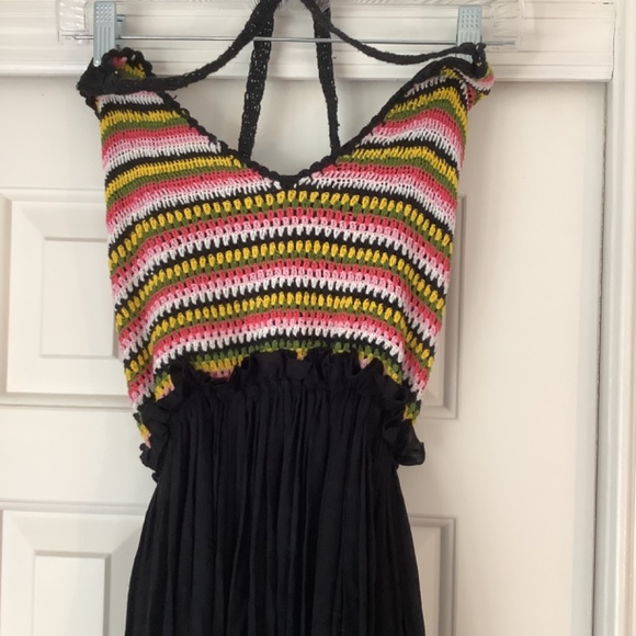 RAGA Dresses & Skirts - RAGA Crocheted Open-back Maxi Dress. Size S